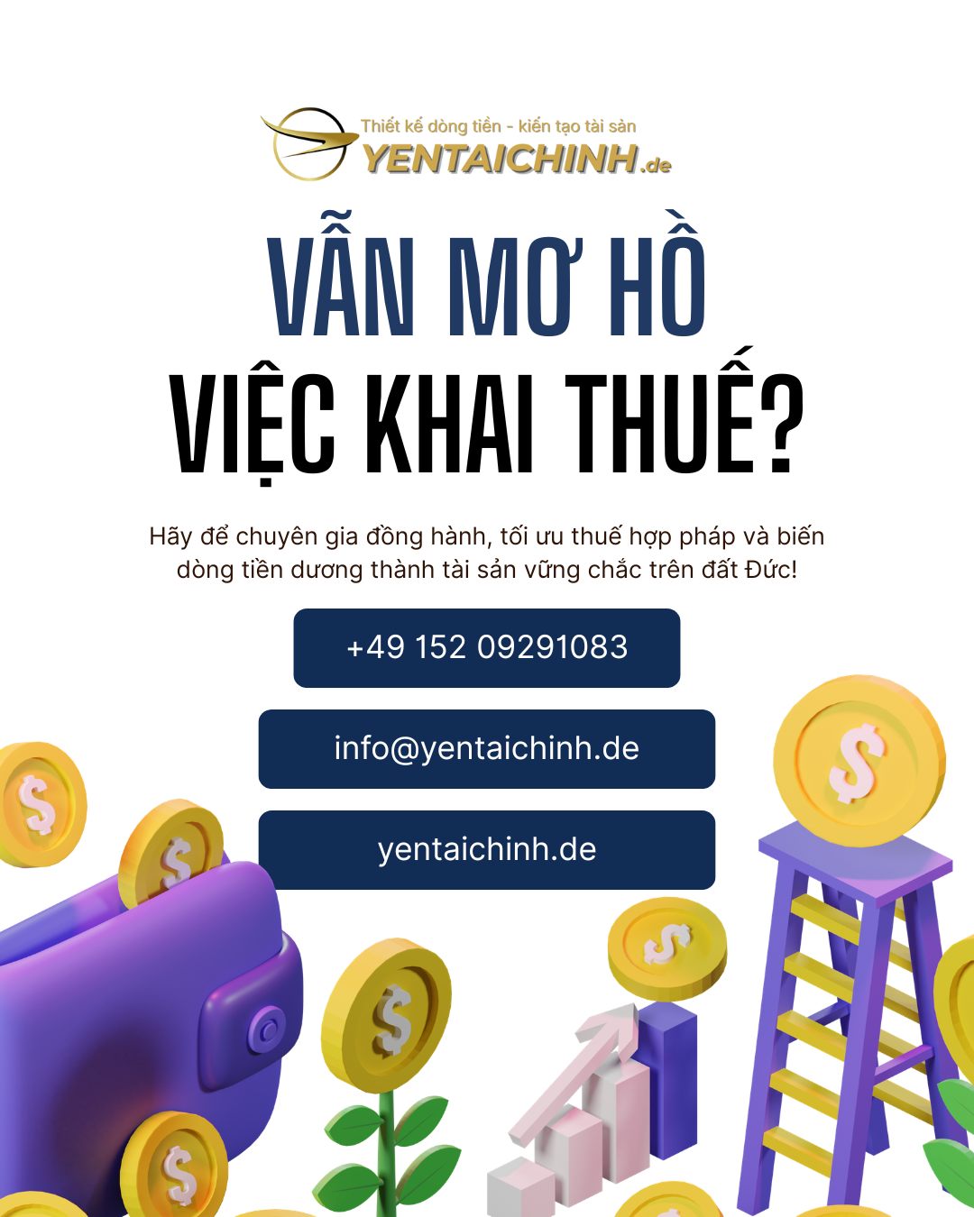 Yến Tài Chính - Chuyên gia tư vấn quản lý dòng tiền và thuế tại Đức