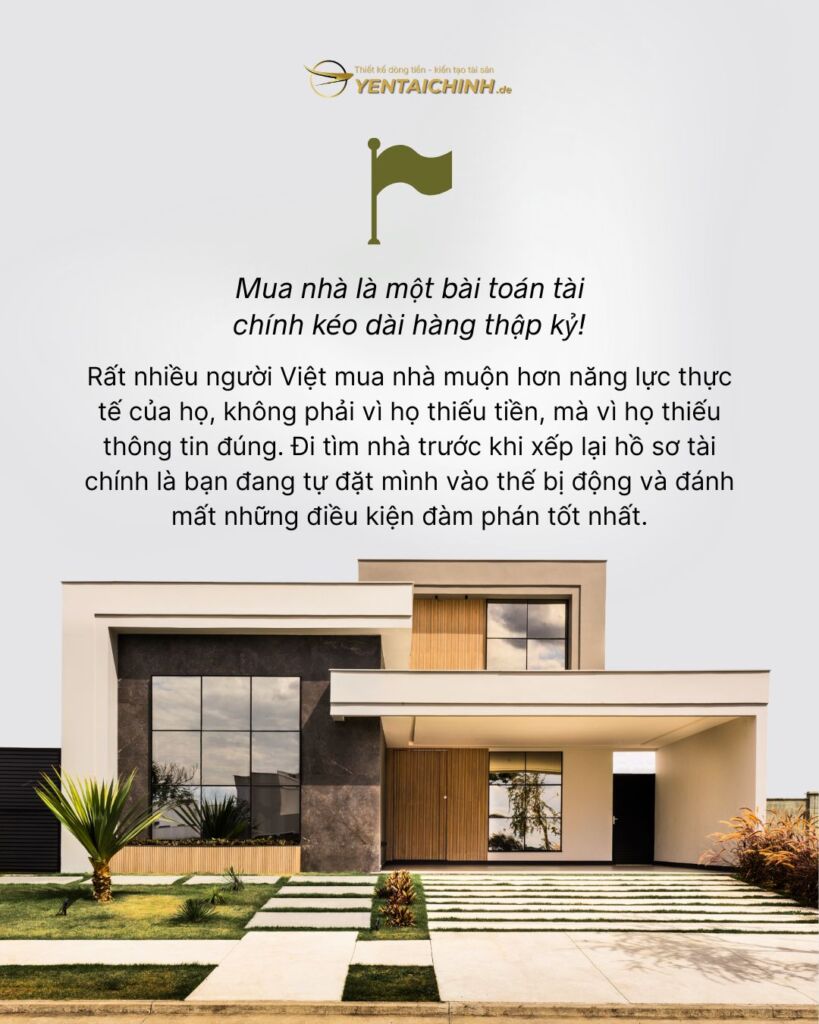 Hoàn thiện hồ sơ tài chính trước khi mua nhà
