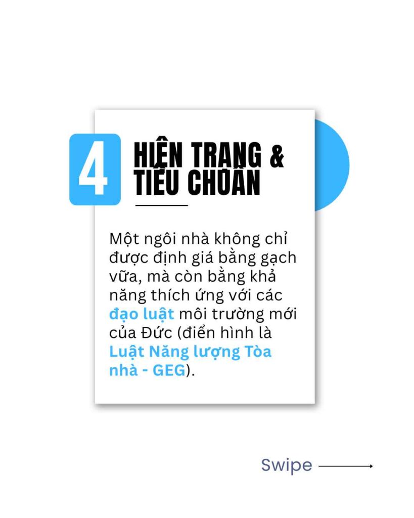 Bước 4: Đánh giá hiện trạng và tiêu chuẩn sinh thái của bất động sản