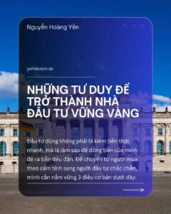 Cach De Tro Thanh Nha Dau Tu Vung Vang Tai Duc 5 - SU MENH TAI CHINH UG