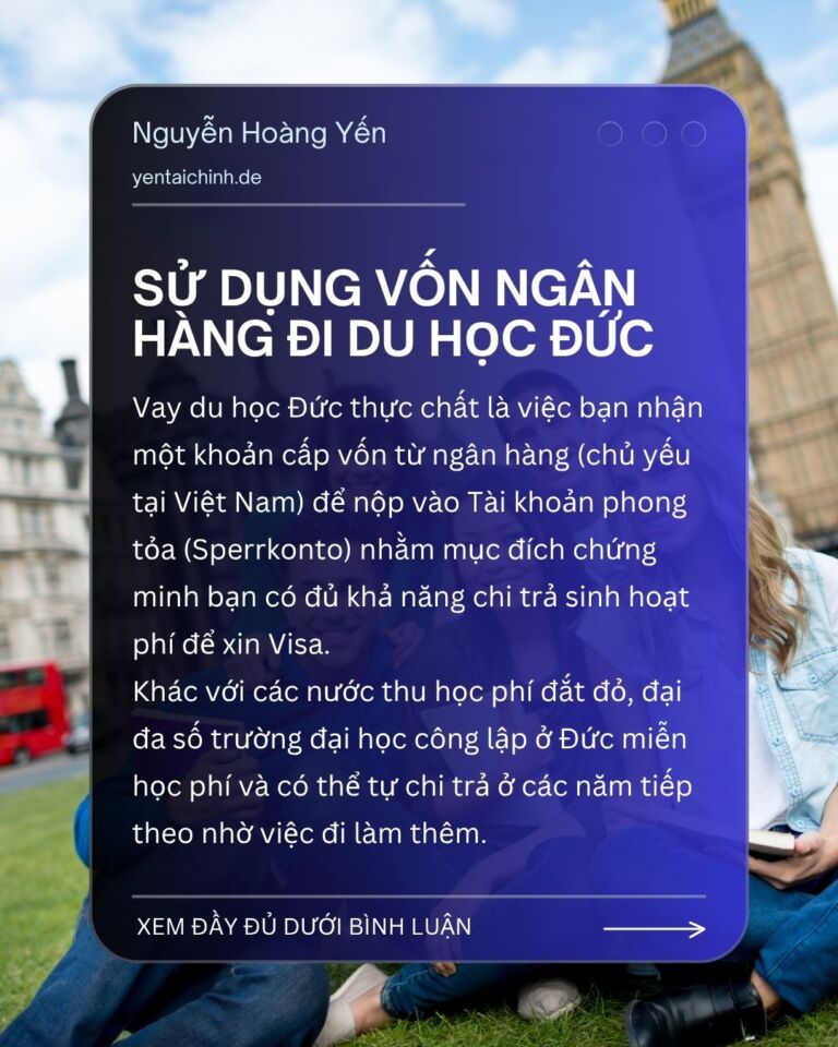 Vay Von Ngan Hang De Du Hoc Duc - SU MENH TAI CHINH UG