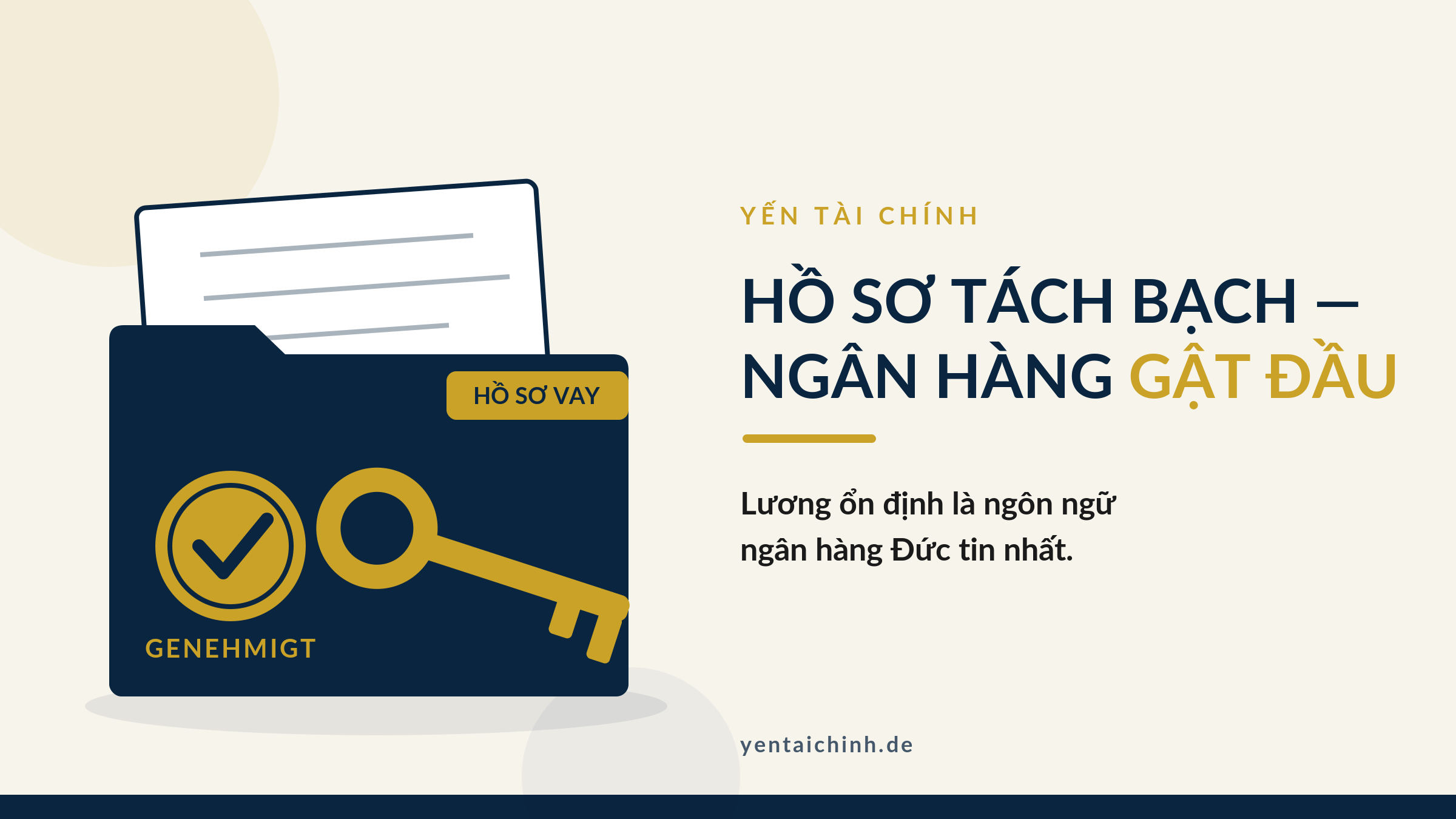 hồ sơ tài chính tách bạch giúp vay ngân hàng mua bất động sản tại Đức