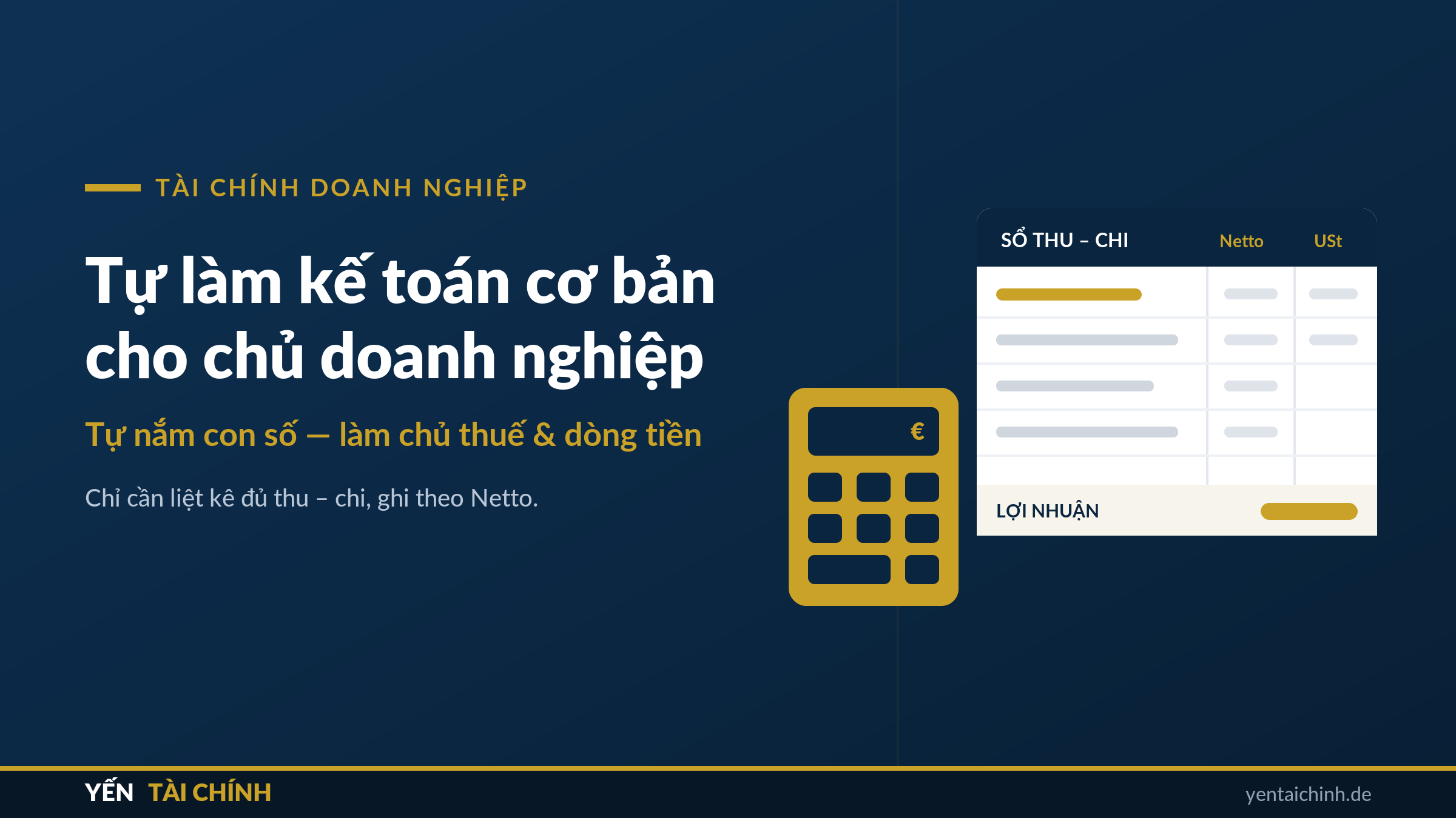 Tự làm kế toán cơ bản cho chủ doanh nghiệp ở Đức